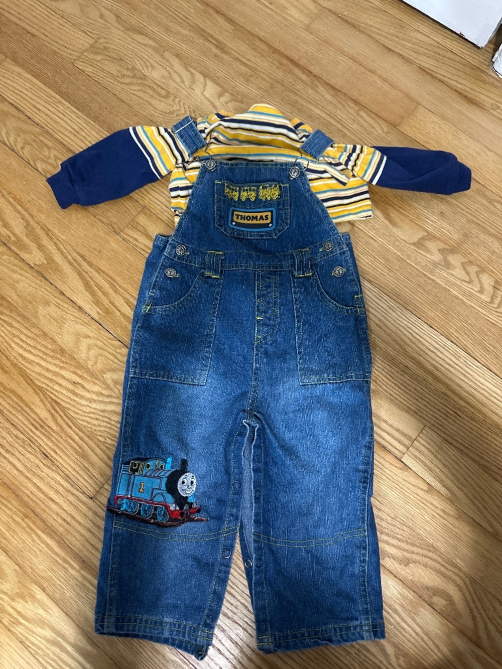 24 months Thomas Button Overalls
